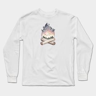 Sunset Camping Adventure Long Sleeve T-Shirt